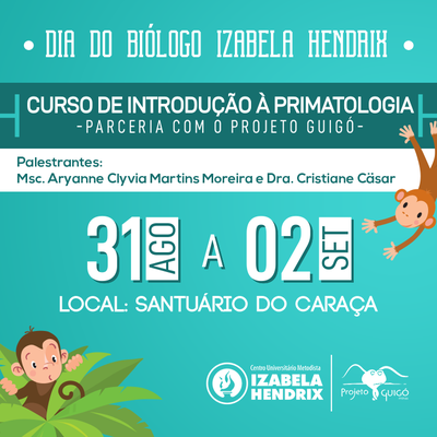 Izabela promove curso em homenagem ao Dia do Biólogo Izabela promove curso em homenagem ao Dia do Biólogo
