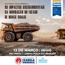 Aula magna de Ciências Biológicas discute os impactos da mineração em Minas Gerais