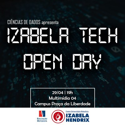Curso de Ciências de Dados realiza Izabela Tech Open Day