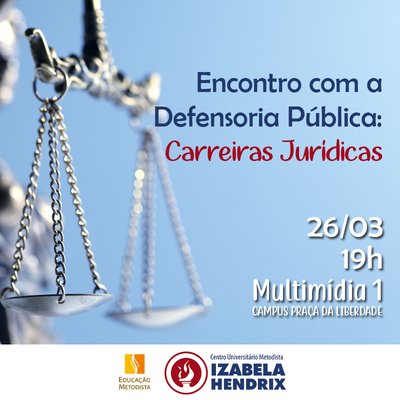 Ciclo de palestras do curso de Direito fala sobre carreiras jurídicas