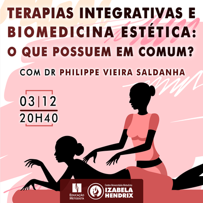 Curso de Biomedicina promove palestra "Terapias Integrativas e Biomedicina Estética: o que possuem em comum?"