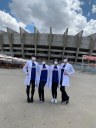 Estudantes do curso de Biomedicina auxiliaram equipe do estádio Mineirão