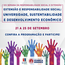 Eventos on line dão destaque à VIII Semana da Responsabilidade Social e Extensão