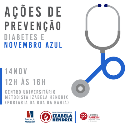 Projeto promove ação de conscientização ao Dia Mundial do Diabetes e Novembro Azul