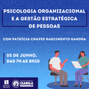 Psicologia Organizacional e Gestão Estratégica de Pessoas é tema de encontro on-line
